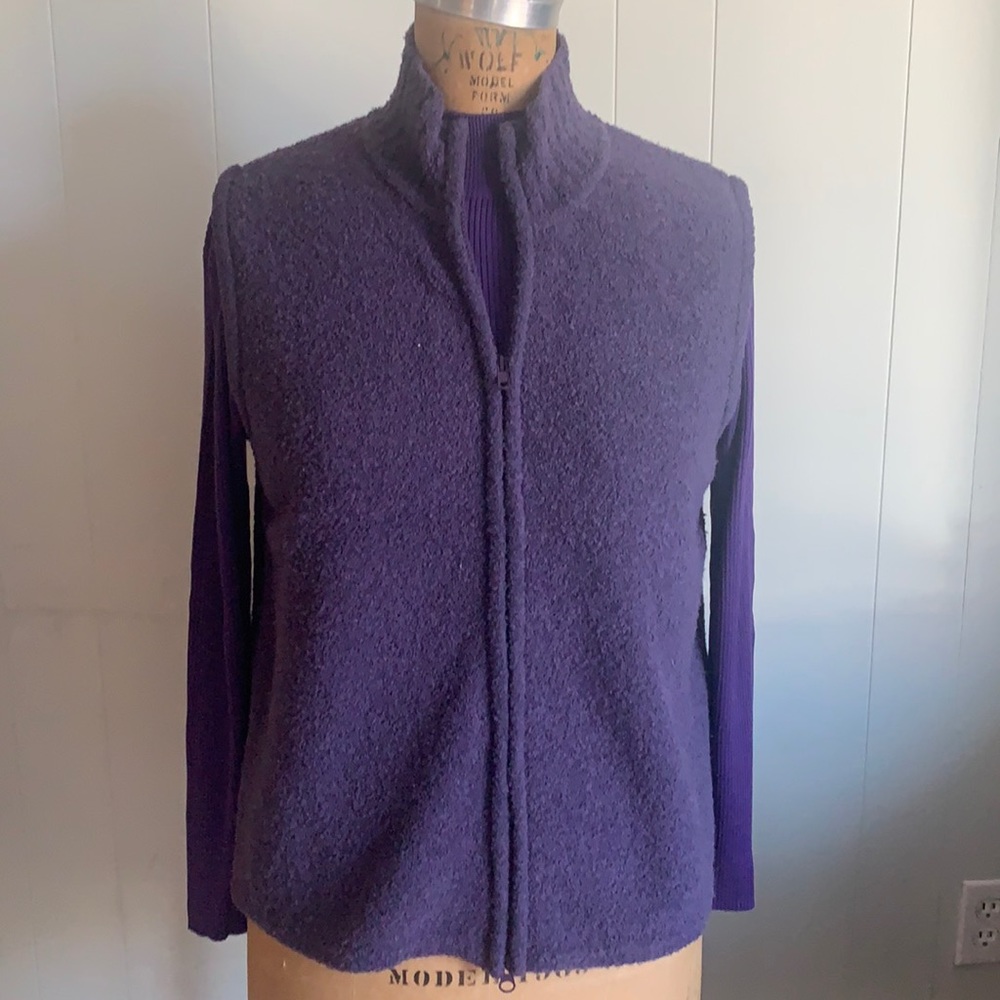 Coldwater creek long sleeve turtle neck and vest.